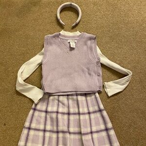Tommy Bahama Lavender Sweater Vest Set for Kids